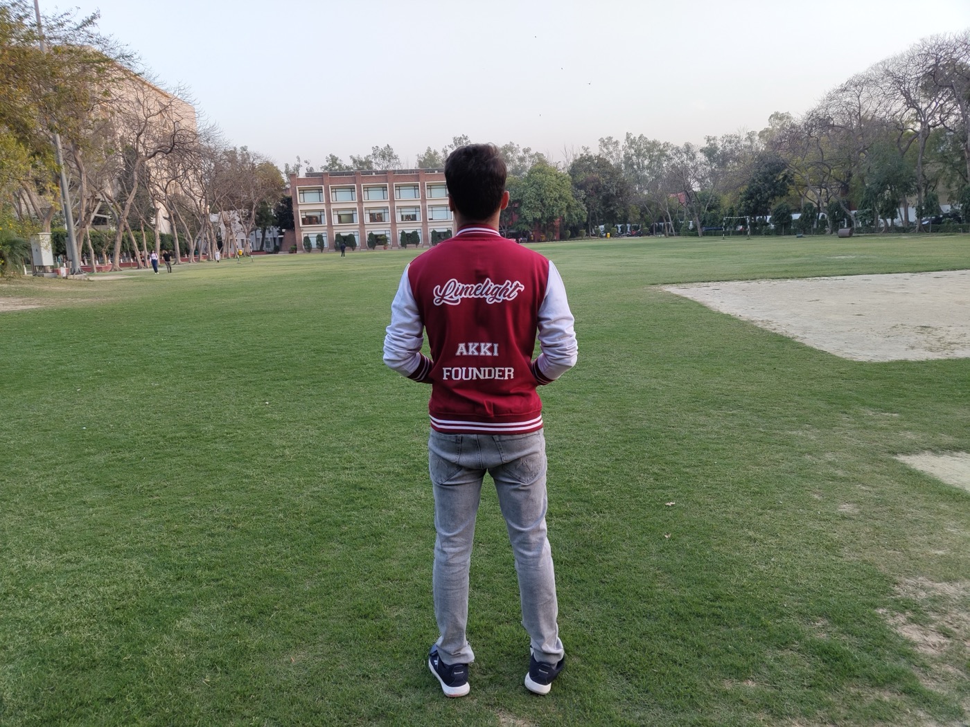 Limelight club jacket reading Akki, Founder